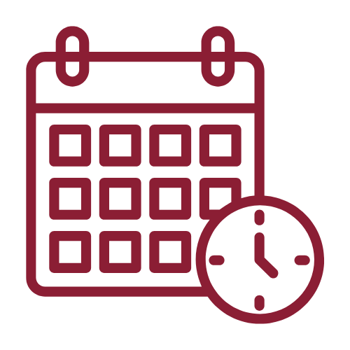 graphic of calendar and clock